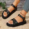 Chanclas para Mujer Talla 25, Nuevo Estilo Veraniego con Diseño de Cabeza de Águila, Sandalias de Tira Coloridas Transfronterizas Talla Grande para Uso en Exteriores, Sandalias Planas para Playa