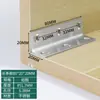 Soporte de Ángulo de Acero Inoxidable 90 Grados Escuadra Recta Fijador Ángulo de Hierro Forma de L Triángulo de Hierro Soporte Estante Conector de Hardware Pieza