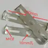 Fixadores Galvanizados para Fixação de Barra de Pendurar, Fixação de Luminária Pendente, Placa de Suspensão de Conexão Traseira Arco e Parafusos Correspondentes para Construção