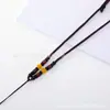 Cordón Ajustable para Colgante Ágata Jade Colgante de Jade Semi-Terminado Hecho a Mano DIY Cuerda Trenzada para Collar para Hombres y Mujeres