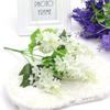 Flor Artificial Jacinto Mais Vendida Transfronteiriça Hotel Decoração de Casamento Flor Violeta Lavanda 5 Hortênsias