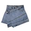 Shorts Jeans Rosa Feminino Verão Saia A-Line plus size Garotas Hot Saia Anti-Luz Saia Cintura Alta Saia Trendy Ins