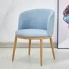 Juego de Mesa y Sillas de Comedor Imitación Madera Maciza Nórdica, Mesa Redonda Creativa de Ocio Minimalista Moderna para Apartamento Pequeño, Sillas para Cafetería