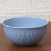 Tigela Listrada 15cm 9 Caixas Palha de Trigo Tigela de Macarrão Doméstica Restaurante Tigela de Arroz Anti-Queda Tigela de Macarrão 700ml Sopa