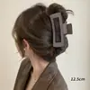 Grampo de Cabelo Elegante de Acrílico Formato Tubarão Grande Pegador para Mulheres com Acessórios de Cabelo de Luxo Adequado para Volume de Cabelo na Parte de Trás da Cabeça