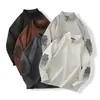 Conhecedor de Tecnologia! Forro de Fleece Fino! Jaqueta de Lã Masculina para Esportes ao Ar Livre Meio Zíper Quente Corta-Vento Tendência Primavera e Outono