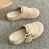 Populares sandalias Birkenstock de suela gruesa para mujer, nuevo modelo de primavera 2026, sin cordones para uso en exteriores, combinadas con faldas, mules cerrados de suela blanda, modernos
