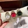 Directo del fabricante, modelo nuevo como se ve en Xiaohongshu, reloj para mujer con incrustaciones completas de diamantes, rojo rosado, pitahaya, azul hielo picado, correa de acero, reloj de alta gama para mujer