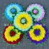 Atacado de Suprimentos Funerários e Sacrificiais, Coroas de Flores Pequenas para Qingming, Coroas de Crisântemos, Boas Coroas de Flores, Coroas de Flores Qingming para Oferendas