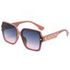 Venta de Fábrica Gafas de Sol Marco Grande Tipo H para Mujer, Gafas de Montura Completa Moda Anti-UV, Gafas de Sol, Tendencia Elegante