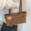 Bolso grande de mujer estilo retro, nuevo modelo de otoño 2026, bolso de hombro de alta gama para el día a día, bolso de axila moderno y versátil