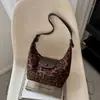 Bolso de mano retro chic coreano de ante para mujer, bolso versátil tipo lonchera, bolso tote pequeño texturizado, bolso casual de hombro y cruzado