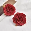 Pintura a Óleo Simulada Cabeça de Flor de Peônia Peônia Flor Falsa Flor de Seda Decoração DIY Roupas para Casa Acessórios de Cabelo Acessórios de Decoração de Casamento
