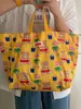 Estilo Ins Corea del Sur Bolso Impermeable Bolsa de Playa Lonchera Bolsa para el Almuerzo Lindo Estampado Tridimensional Bolso de Hombro