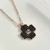 Venta Directa de Fábrica Personalizada Moda Cadena para Clavícula Collar con Colgante de Circonita Nuevo Diseño Calidad Ins Estilo Minimalista Europeo y Americano