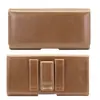 Clipe de cinto para celular, bolsa de cintura para cartão de máquina dupla, bolsa de cintura masculina, capa de couro com sucção magnética, bolsa de cintura transversal universal casual