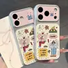 Funda de Teléfono Graffiti Girl Compatible con iPhone 16 Pro Max Funda de Teléfono Apple 17 Galvanizada Cambio Instantáneo Protección de Carcasa Blanda