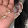 Presilha de Osso da Orelha Sem Furos na Orelha Clipe de Orelha Feminino Franja Longa Pendente de Orelha Leve Luxo Design de Nicho Brincos Elegantes Brincos