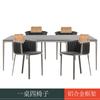 Muebles de exterior para ocio mesa y silla de metal para restaurante bar al aire libre silla de ratán para patio jardín villa silla de bar para cafetería bar
