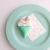 Dulce Pudín de Cereza Coreano Helado DIY Accesorios para el Cabello de Niños Ropa con Patrón de Helado Linda Accesorios