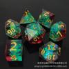 Fabricante Direto Cabelo Liso Resina COC Dado Pontiagudo DND Dungeons & Dragons Cesulhu TRPG Cosplay D6