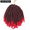 Peluca Xuchang Trenzas Sucias Africana Femenina Exportación Venta al Mayoreo Trenzas Pequeñas Primavera Fibra Química Ganchillo Cabello Rizado Negro Mary Baby