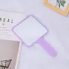 Espejo Cuadrado de Regalo de Colores Espejo de Mano Publicitario Espejo de Maquillaje Portátil para Mujer Espejo de Tocador HD Espejo Pequeño Personalizable