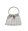 Bolso de Mano de Lujo Ligero Estilo Nuevo para Mujer, Bolso Cubo, Bolso Cruzado de Cadena de Alta Gama Versátil, Bolso de Noche para Mujer