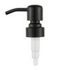 Fabricante Long'An F17 Cabeza de Bomba Dispensadora de Gel Antibacterial de Acero Inoxidable Boquilla para Juego de Baño Cabeza de Bomba de Loción de 28 Dientes Negro