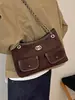 Yue Zi 2026 Otoño/Invierno Nuevo Bolso de Hombro Retro Cadena Bolso de Hombro Cruzado de Alta Gama Bolso de Mano Versátil para el Trabajo