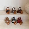 Bolso pequeño coreano para niños, con estampado de leopardo y cuadros, bandolera, accesorio para cambio de pintalabios, 2025