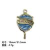 Medalla Logo Academia de Magia Aleación Goteo de Aceite DIY Accesorios de Joyería Aretes Colgante Joyería Colgante para el Cabello
