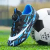 Novos Sapatos de Futebol Infantis Transfronteiriços com Travas Quebradas, Travas Longas, Travas Quebradas, Fivela Rotativa, Sapatos de Futebol para Competição Estudantil em Gramado