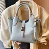 Bolso de Mano de Gama Alta de Nicho Retro Tipo Cubo para Mujer 2026 Nuevo de Moda Versátil Popular Súper Caliente Bolso de Hombro Cruzado