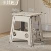 Taburete plegable de plástico portátil, apilable, para el hogar, para comedor, ahorra espacio, para baño, banco alto, para exteriores, Mazar