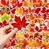 Hojas de arce caídas, atmósfera artística, pegatinas frescas, decoraciones creativas para manualidades, graffiti, pegatinas populares para diario