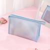 Nueva Bolsa de Maquillaje Impermeable de PVC Estilo Ins de Moda para Mujeres, Neceser Simple y Portátil al por Mayor