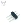 Base de pino header direto de fábrica espaçamento de 2,0 MM pino único 1-40P pino L8,7mm pino reto pino de cobre
