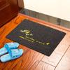 Tapete de Piso Absorbente de Agua Antideslizante para Entrada, Alfombra de Trébol de Cuatro Hojas para Dormitorio y Sala de Estar, Felpudo, Antideslizante y Resistente al Desgaste