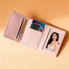 Billetera Pequeña Estilo Coreano Dopamina con Lazo para Mujer Modelo Nuevo 2026 70% de descuento Ranura para Múltiples Tarjetas Portamonedas y Tarjetas Cartera Transfronteriza