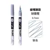 Caneta Marcadora à Base de Óleo Guangna Transfronteiriça à Prova d'Água Tubo de Agulha Ultra Fina Caneta de Pintura 0.7mm Caneta Metálica para Retoque de Pneu de Carro