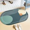 Alfombra de baño con tecnología suave y absorbente, antideslizante, de secado rápido