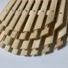 Rejilla para vaporera de acero inoxidable, tapete para vaporera de bambú, lámina para cocinar al vapor de bambú, rejilla para vaporizar, separador de agua para wok, suministro de rejilla para vaporera
