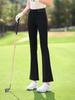 Ropa de golf para mujer pantalones largos pantalones cortos ajustados adelgazantes elásticos pantalones acampanados golf Pantalones de secado rápido para mujer
