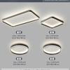 Proteção ocular de espectro total luminária de sala minimalista luminária de teto ultrafina simples moderna luminária Zhongshan pacote combinado para toda a casa