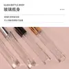 Botella de Vidrio Transparente para Perfume, Spot Cuadrado, 10 ml/15 ml, con Roll-on y Atomizador, Compacta y Portátil, Delgada