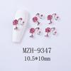 Joyas para uñas 3D, accesorios tridimensionales para uñas, aleación de diamantes, cabeza de belleza, decoraciones para niñas, venta al por mayor, taladro para uñas, joyería