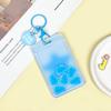 Portatarjetas transparente musical mecedor lindo portatarjetas de insignia de estudiante creativo cubierta protectora de tarjeta escolar portatarjetas con cierre divertido en stock