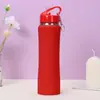 Copo térmico portátil Cross-Border em aço inoxidável 304, ideal para esportes ao ar livre, com isolamento térmico e design que permite beber duas bebidas simultaneamente. Perfeito para quem busca um copo fino e elegante para emagrecimento.