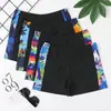 Venda Direta da Fábrica Calções de Banho de Verão para Adultos Masculinos, Estampados, Tamanho Grande, Shorts de Natação Patchwork para Parque Aquático